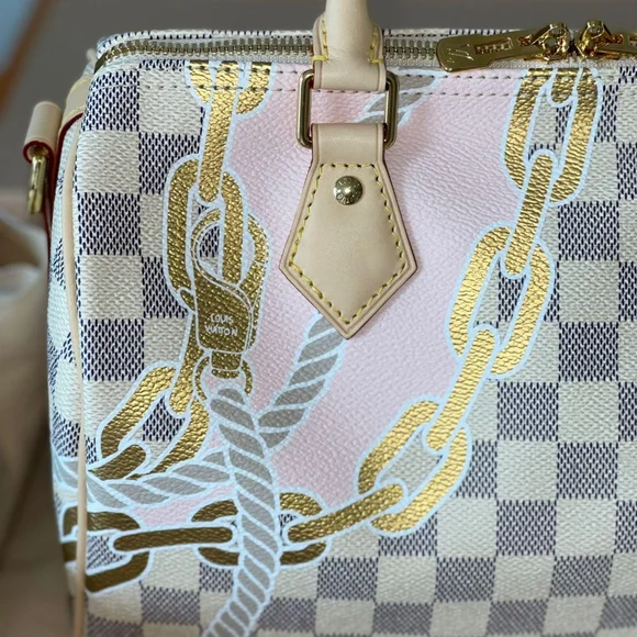 Louis Vuitton Damier Azur Nautical Speedy 25 - Picture 4 of 15